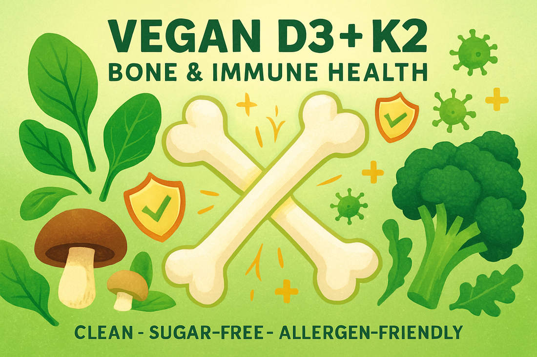 Unlock Peak Wellness: The Synergy of Vegan D3 K2 for Bone and Immune Health