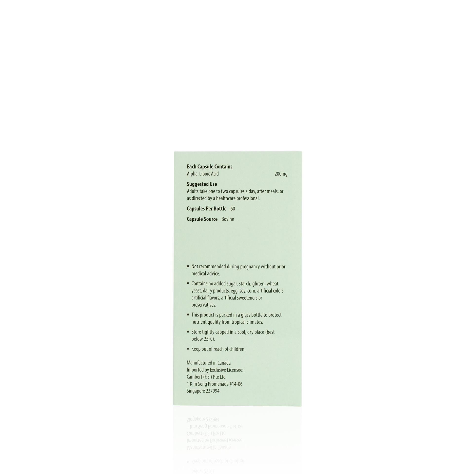 KORDEL’S SUGAR GUARD ALPHA-LIPOIC ACID 200 mg
