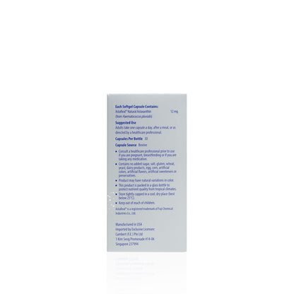 KORDEL’S ASTAREAL® NATURAL ASTAXANTHIN 12 mg