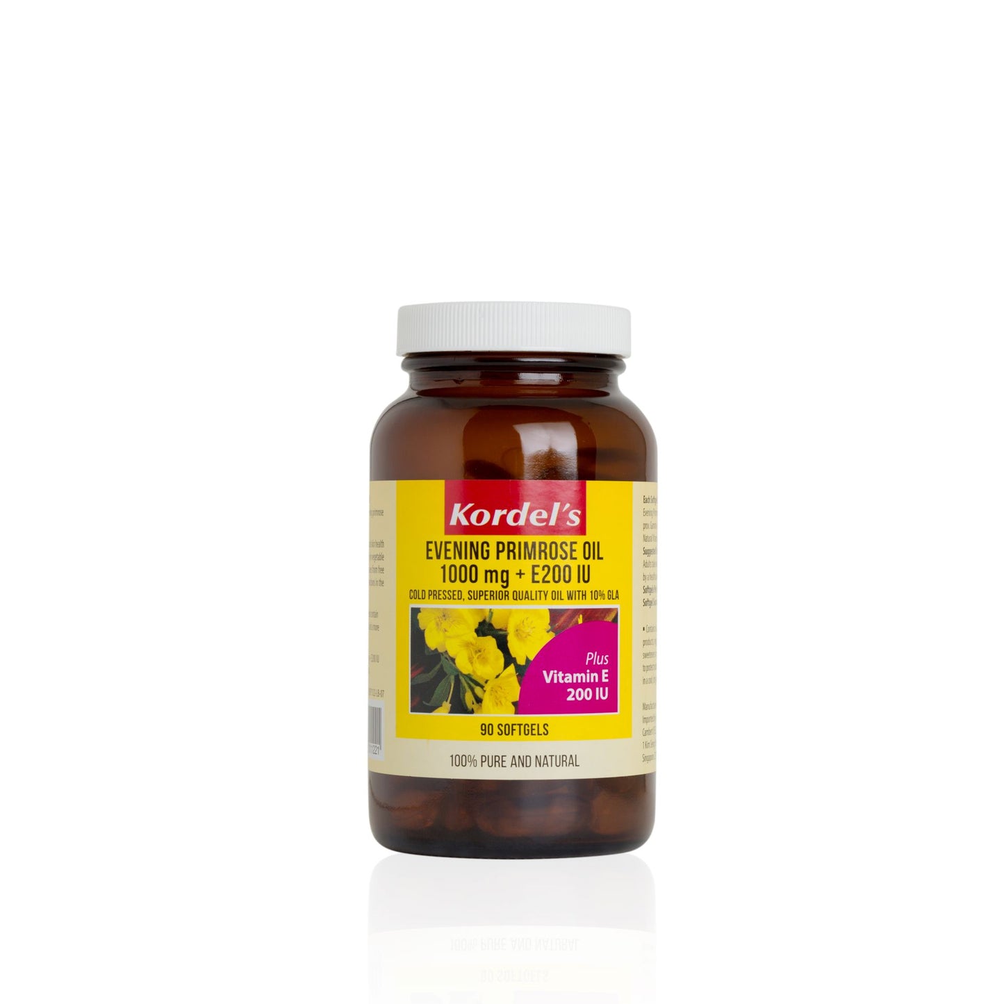 KORDEL’S EVENING PRIMROSE OIL 1000 mg + E200 IU