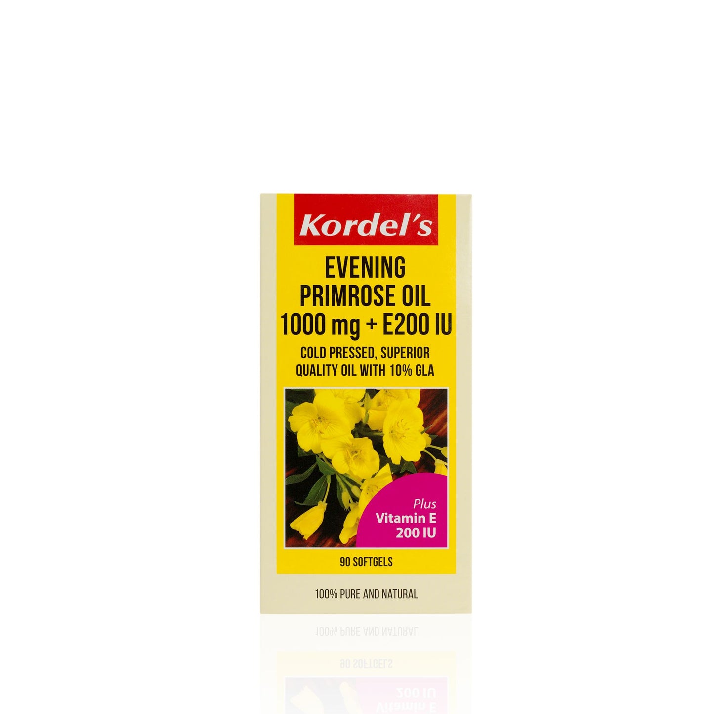 KORDEL’S EVENING PRIMROSE OIL 1000 mg + E200 IU
