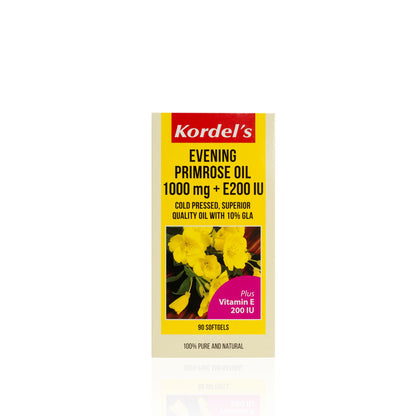 KORDEL’S EVENING PRIMROSE OIL 1000 mg + E200 IU