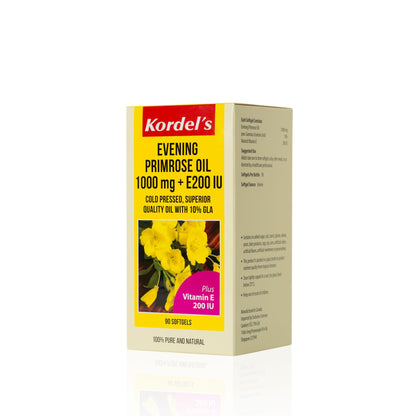 KORDEL’S EVENING PRIMROSE OIL 1000 mg + E200 IU
