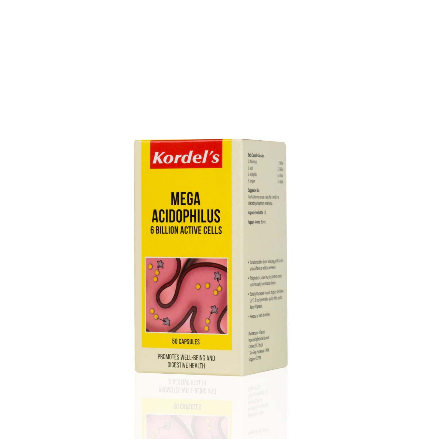 KORDEL’S MEGA ACIDOPHILUS 6 BILLION