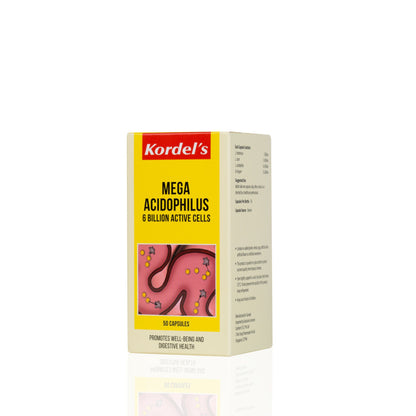 KORDEL’S MEGA ACIDOPHILUS 6 BILLION