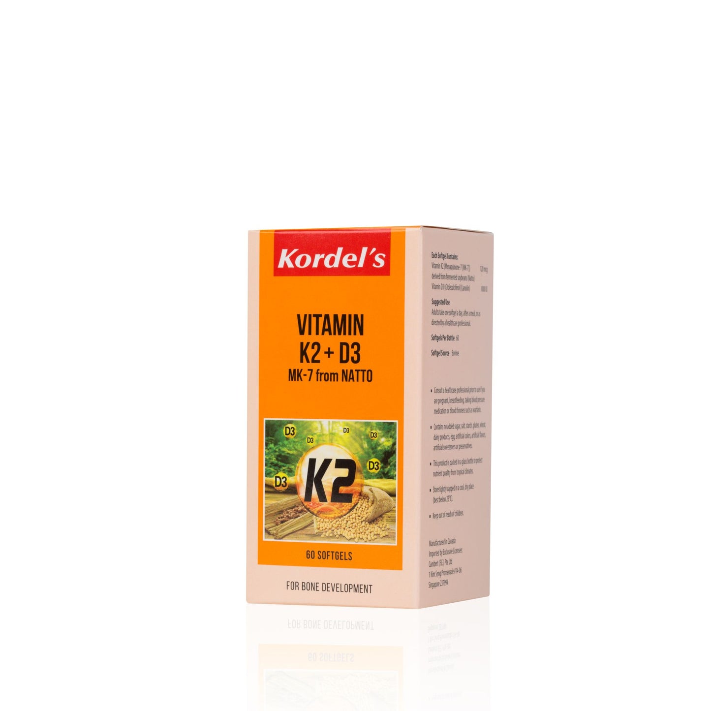 KORDEL’S VITAMIN K2 + D3