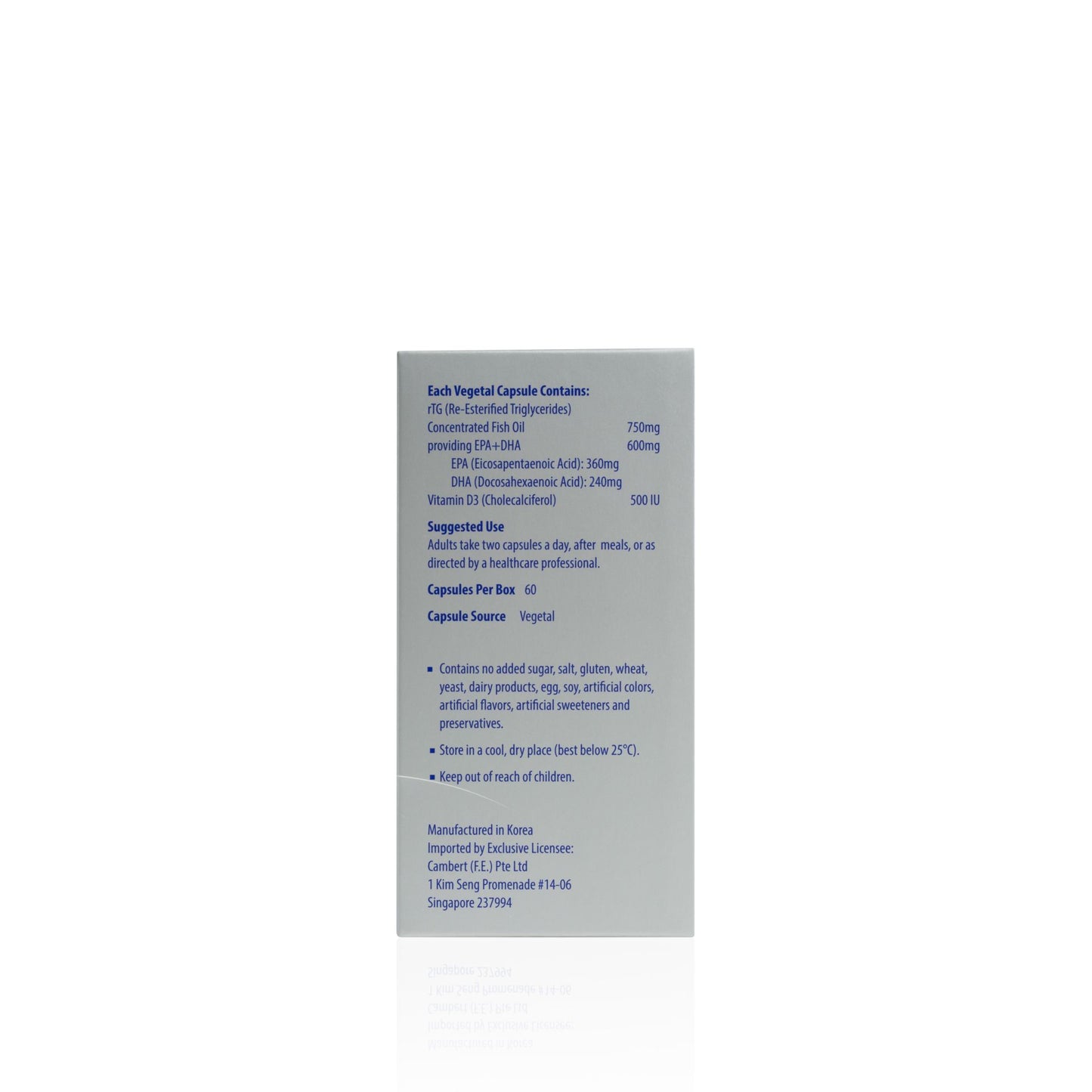 KORDEL’S rTG OMEGA 3 + VITAMIN D