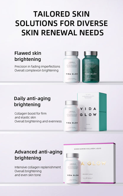 【Member Upgrade】Vida Glow Luminous Capsules 30 capsules*4 bottles Free SGD9 voucher pack