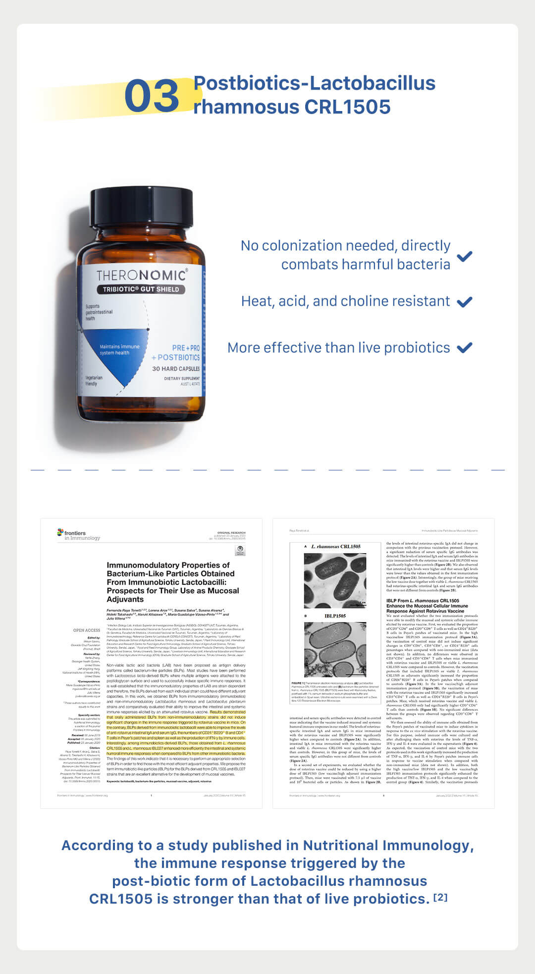 【Member Upgrade】Theronomic Tribiotic Gut Shield 30 capsules*8 bottles Free SGD9 voucher pack