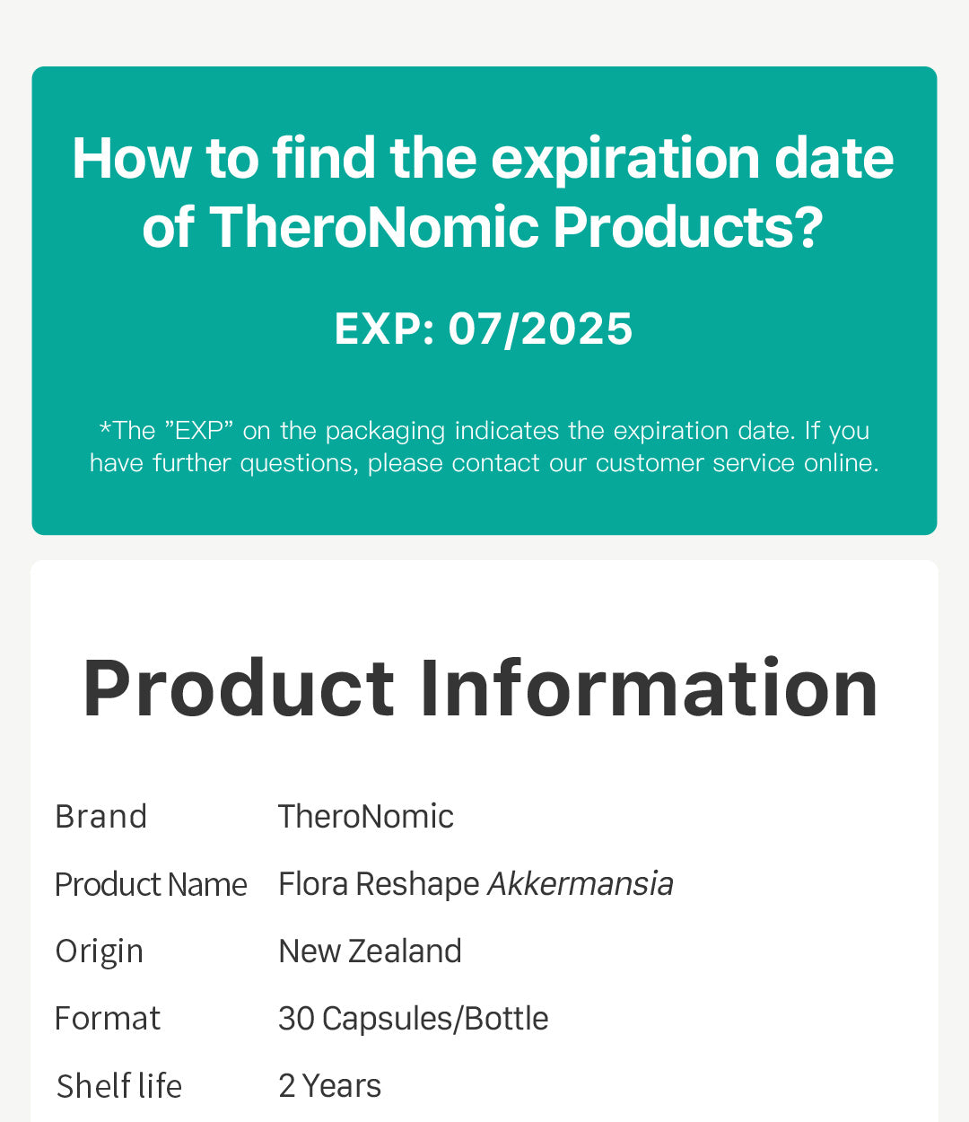 【Member Upgrade】TheroNomic Flora Reshape Akkermansia Buy 3 Get Free SGD9 voucher pack