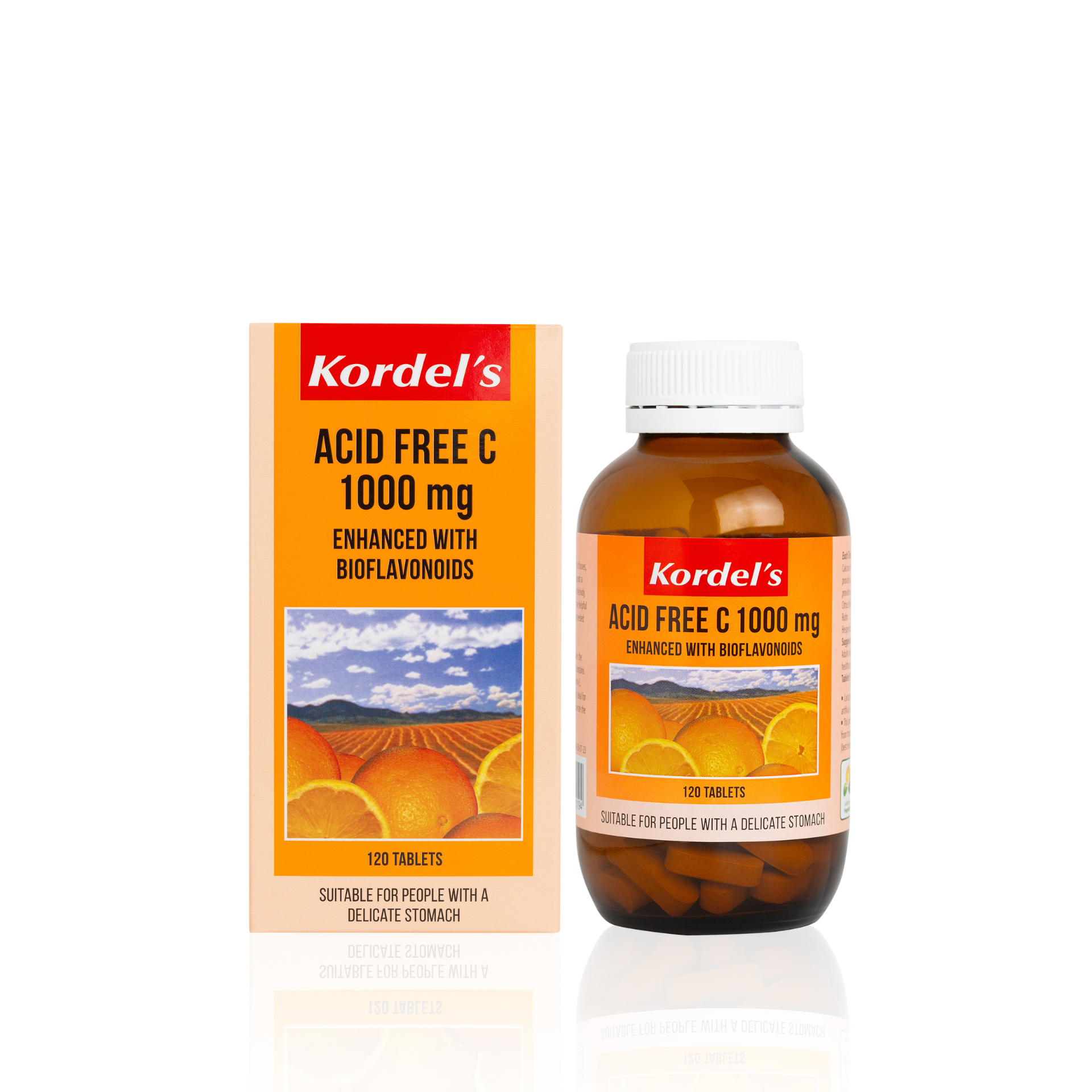 KORDEL’S ACID FREE C 1000 mg ENHANCED WITH BIOFLAVONOIDS