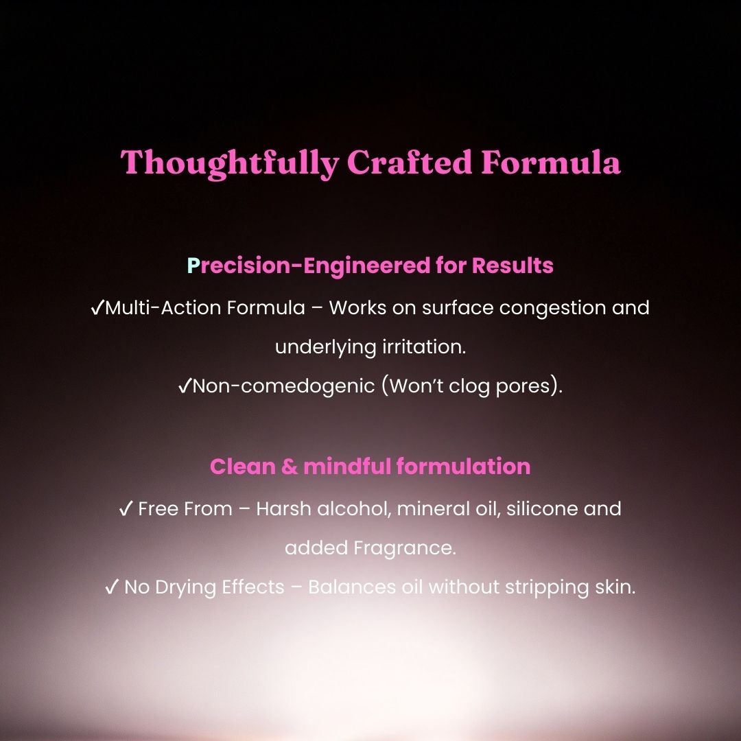 Blemish Relief Serum for Skin Clarifying Soothing and Tone Balancing 30ml