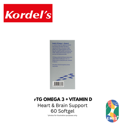 KORDEL’S rTG OMEGA 3 + VITAMIN D