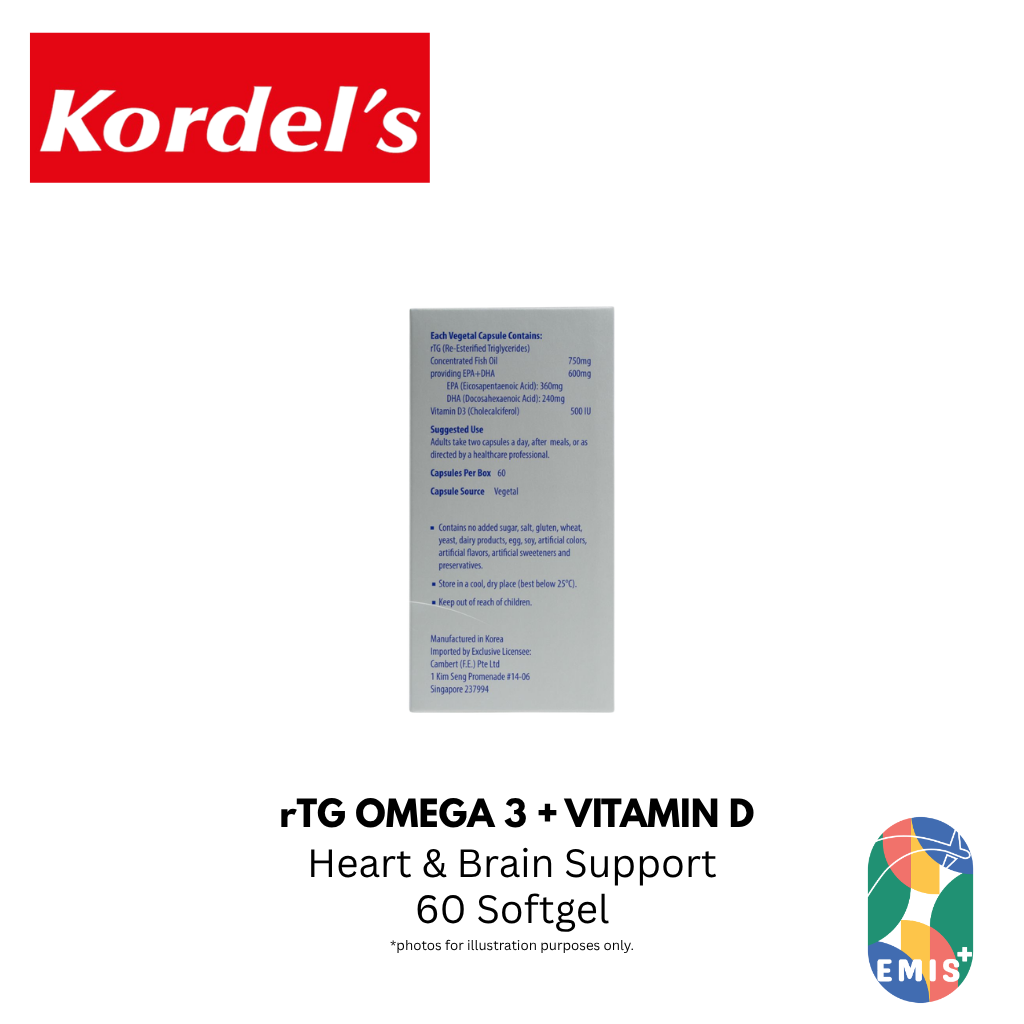 KORDEL’S rTG OMEGA 3 + VITAMIN D