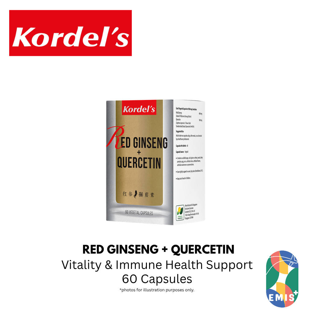 KORDEL’S RED GINSENG + QUERCETIN
