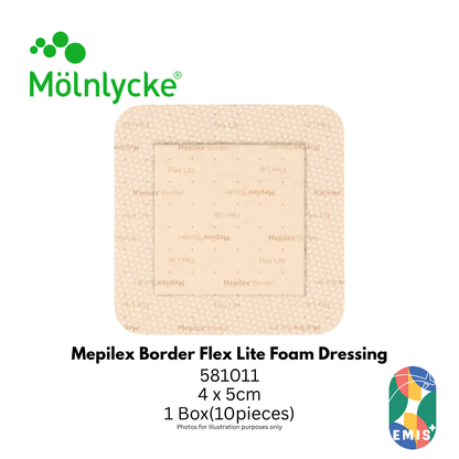 Mepilex Border Flex Lite Foam Dressing 4 x 5cm