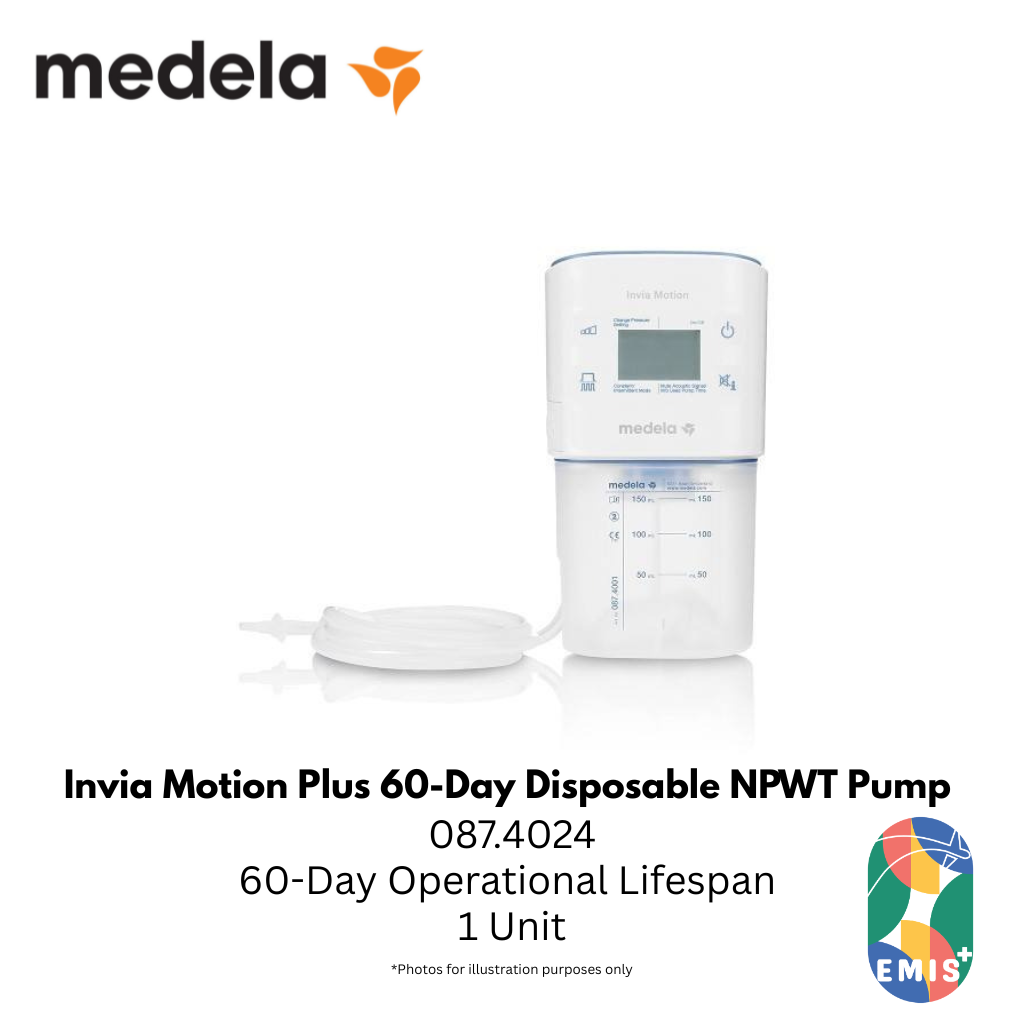 Medela Invia Motion Plus 60-Day Disposable NPWT Pump (087.4024)