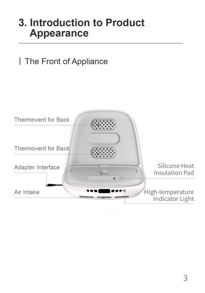 AiYiSheng Multifunctional Warm Buttocks Appliance official English manual page 5