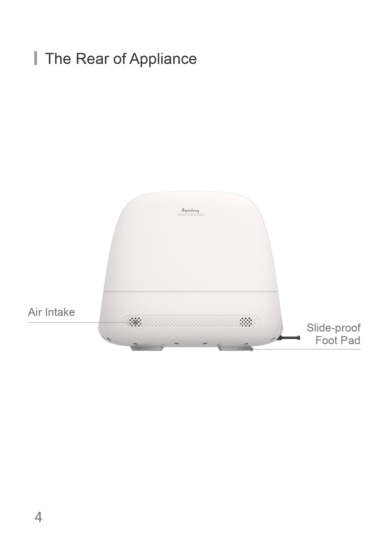 AiYiSheng Multifunctional Warm Buttocks Appliance official English manual page 6