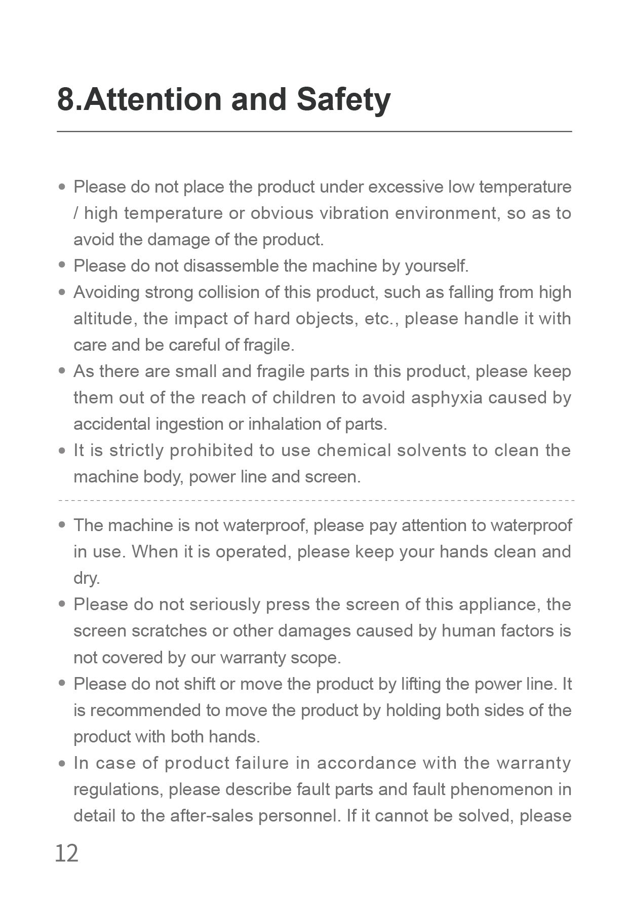 AiYiSheng Multifunctional Warm Buttocks Appliance official English manual page 14