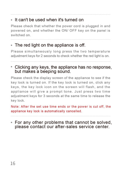 AiYiSheng Multifunctional Warm Buttocks Appliance official English manual page 18