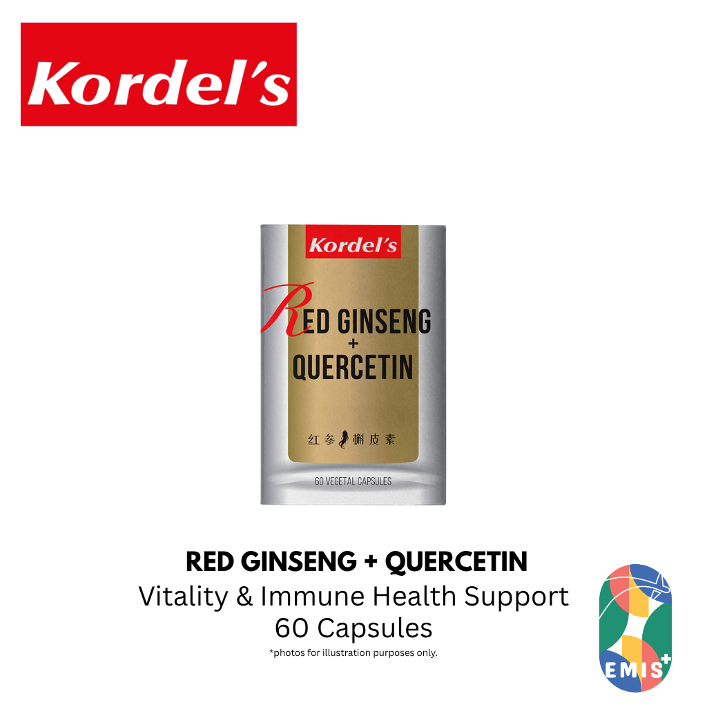 KORDEL’S RED GINSENG + QUERCETIN