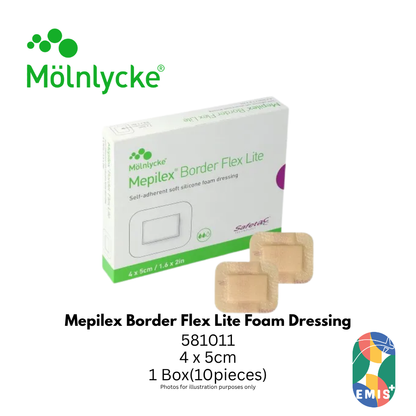 Mepilex Border Flex Lite Foam Dressing 4 x 5cm