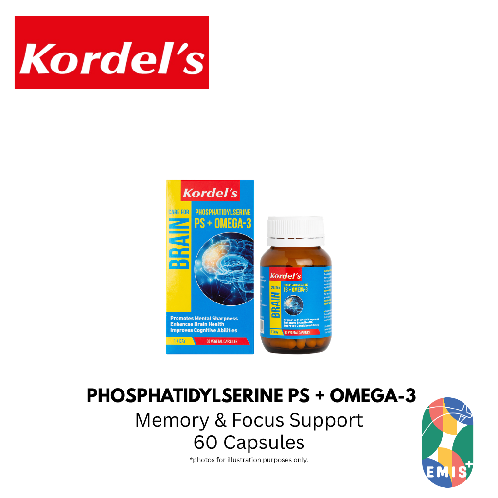 KORDEL’S PHOSPHATIDYLSERINE PS + OMEGA-3