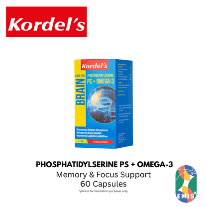 KORDEL’S PHOSPHATIDYLSERINE PS + OMEGA-3