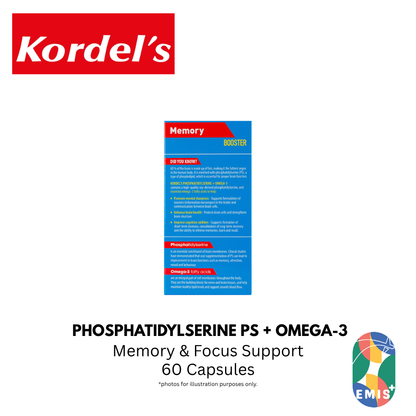 KORDEL’S PHOSPHATIDYLSERINE PS + OMEGA-3