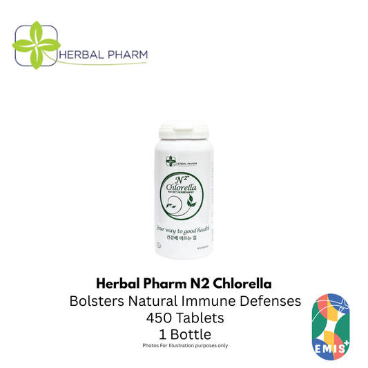 Herbal Pharm: N2 Chlorella - Natural Detox & Nutrient Boost (450 Tablets)