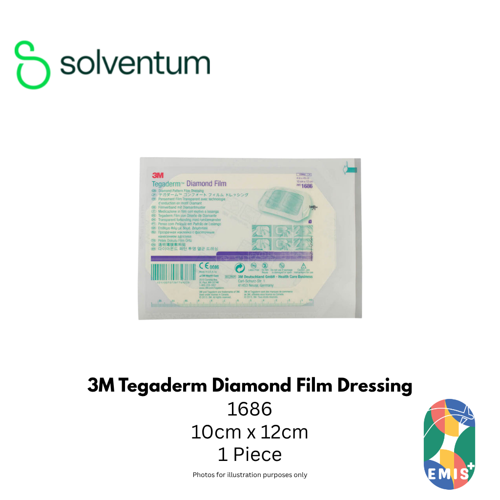 3M Tegaderm Diamond Film Dressing 1686