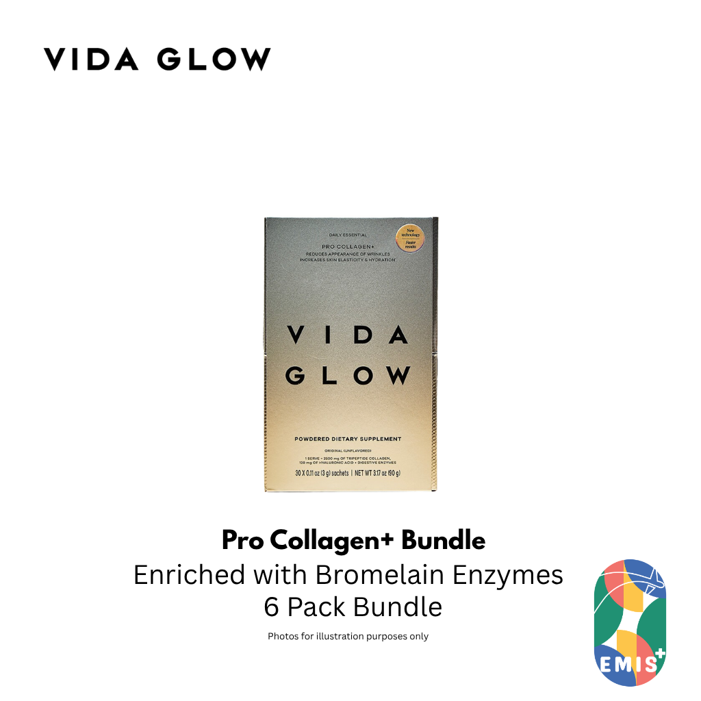 Vida Glow Pro Collagen Plus Bundle with Free SGD9 Voucher Pack