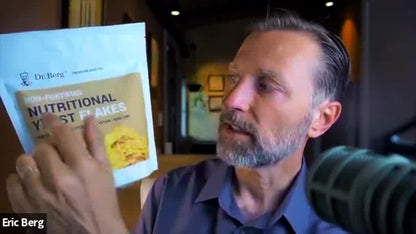 Dr. Berg Nutritional Yeast Flakes: Boost Your Health with Gluten-Free, Vegan Superfood (8 oz)