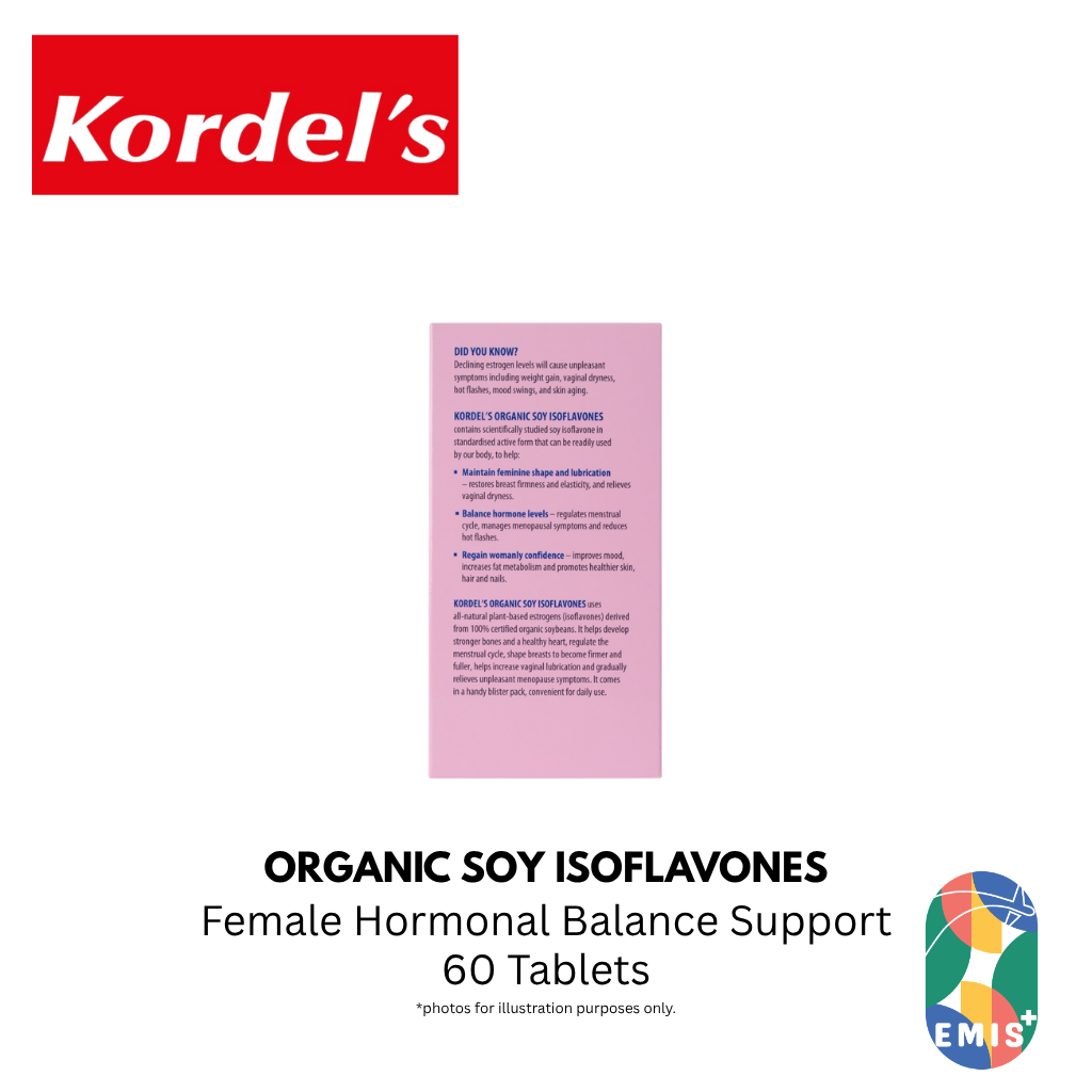 KORDEL’S ORGANIC SOY ISOFLAVONES