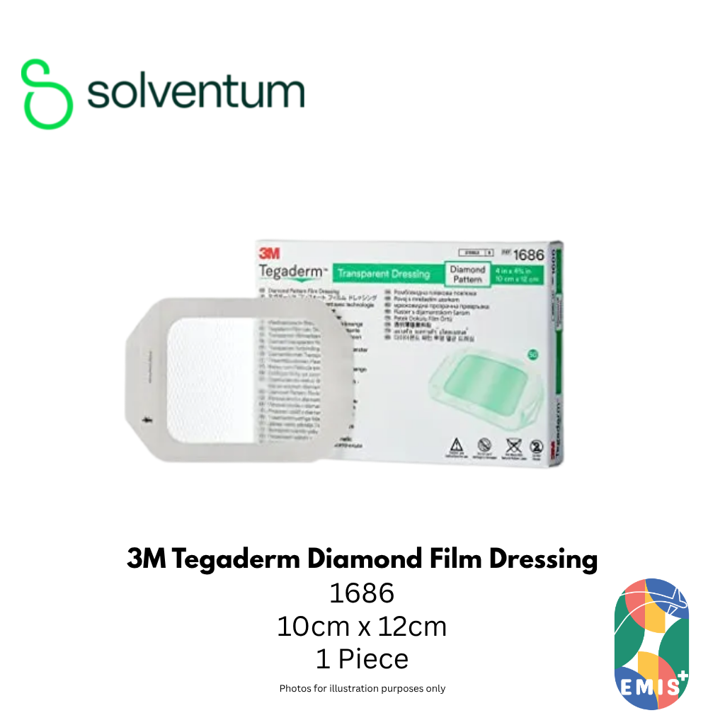 3M Tegaderm Diamond Film Dressing 1686