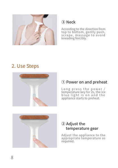 AiYiSheng AYS-038 Stone Needle Meridians Massage Appliance official English manual page 10