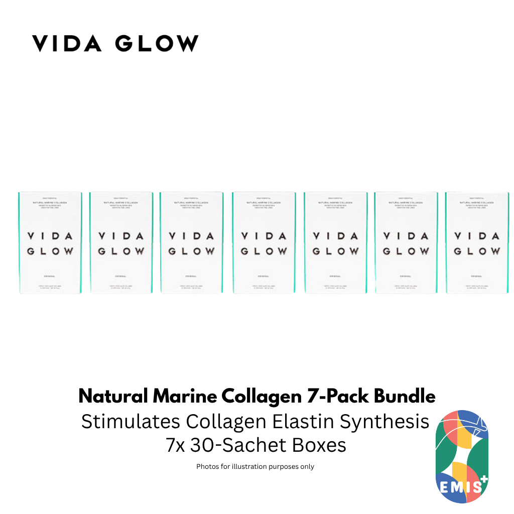 Vida Glow Natural Marine Collagen 30 Sachets Seven Pack Bundle