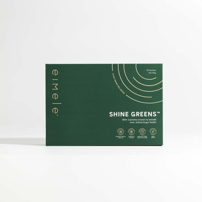 Eimele Shine Greens: Daily Detox & Gut Health Superfood Powder