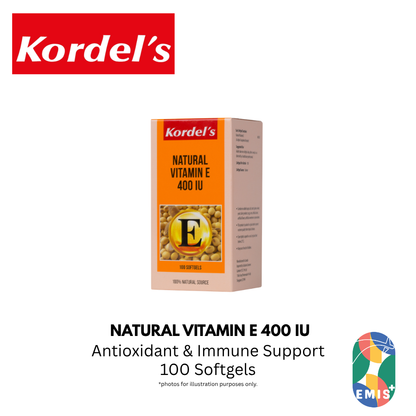 KORDEL’S NATURAL VITAMIN E 400 IU