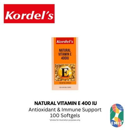 KORDEL’S NATURAL VITAMIN E 400 IU