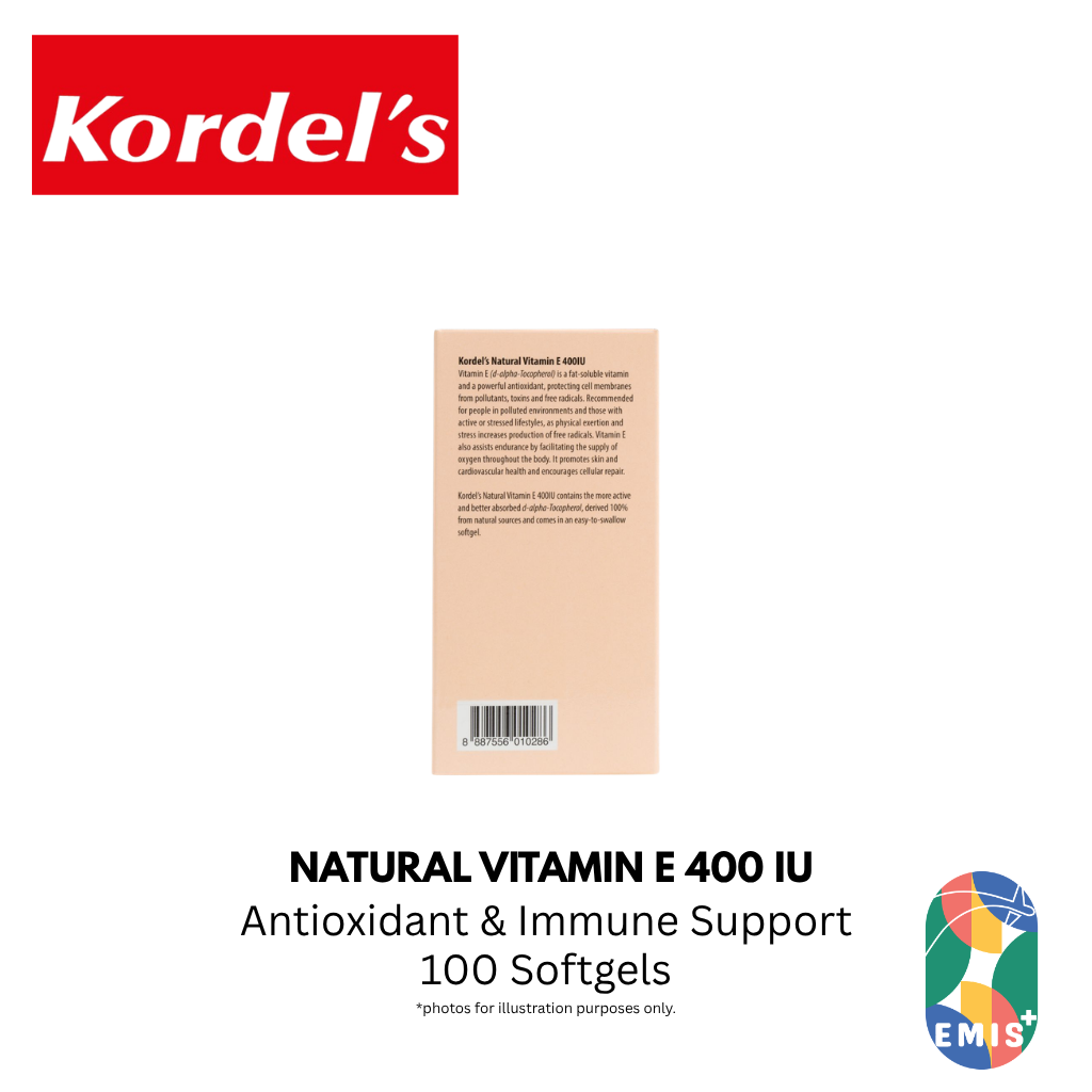 KORDEL’S NATURAL VITAMIN E 400 IU