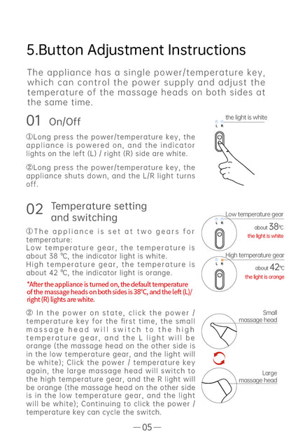 AiYiSheng AYS-059 Acupoint and Tendon Rebounding Massager official English manual page 7