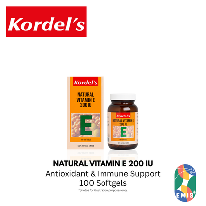KORDEL’S NATURAL VITAMIN E 200 IU
