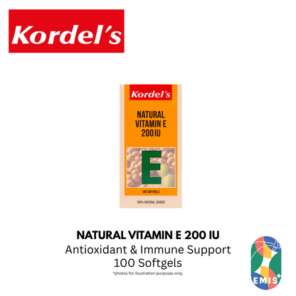 KORDEL’S NATURAL VITAMIN E 200 IU