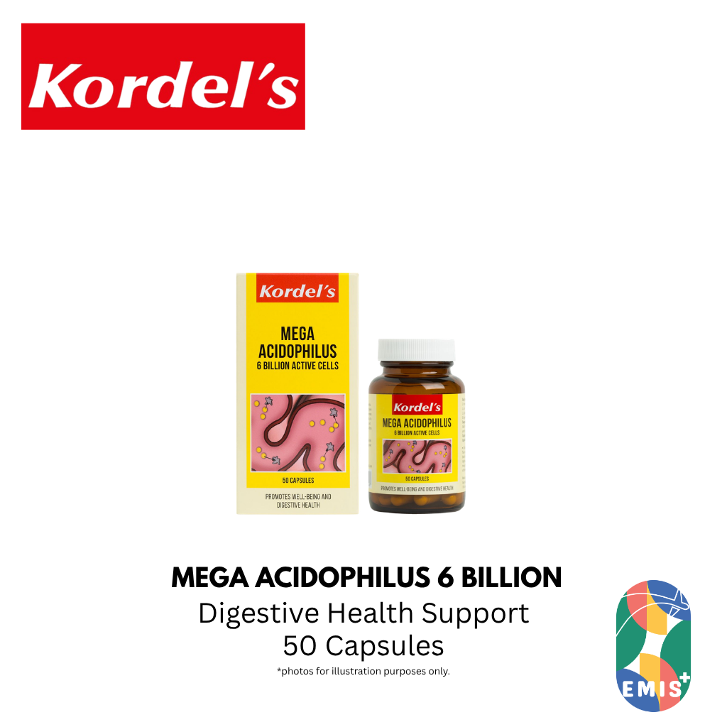 KORDEL’S MEGA ACIDOPHILUS 6 BILLION