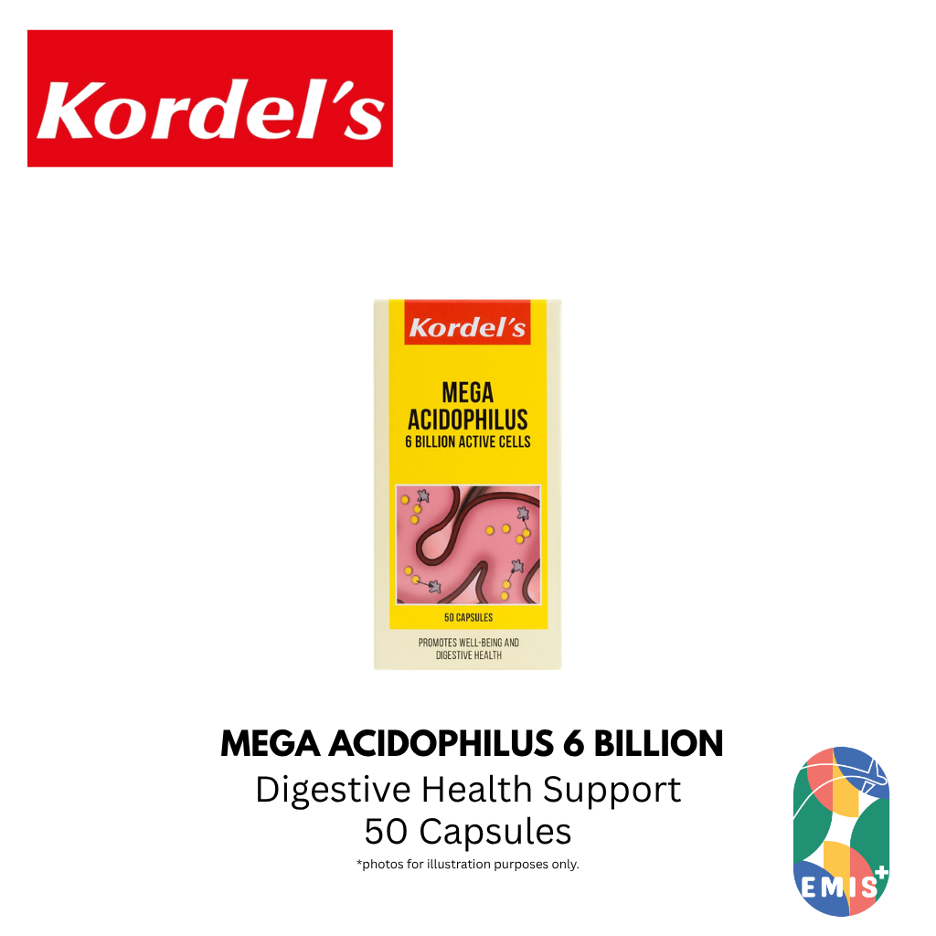 KORDEL’S MEGA ACIDOPHILUS 6 BILLION