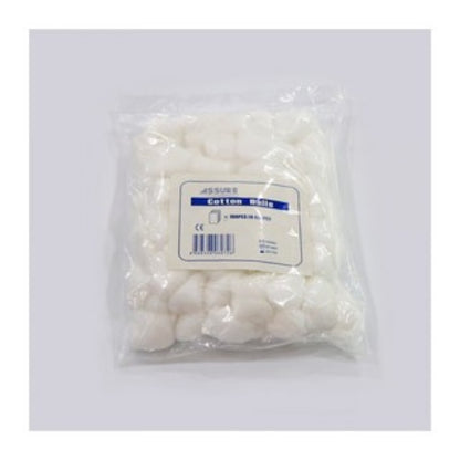 [Bundle of 10] ASSURE Cotton Ball Non-Sterile 0.5G 100 Pce/Pkt