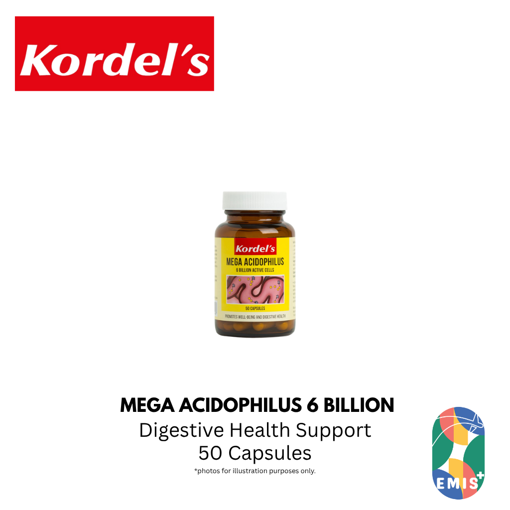 KORDEL’S MEGA ACIDOPHILUS 6 BILLION