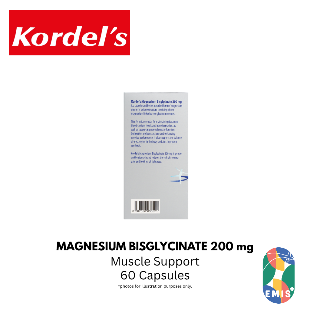 KORDEL’S MAGNESIUM BISGLYCINATE 200 mg
